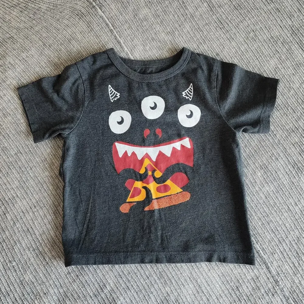 The Children's Place Pizza Monster Graphic Tee